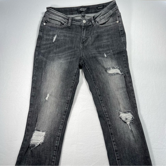 Judy Blue JB84151 Skinny Distressed Black Wash Jeans Women’s 9/29 NWOT Stretch - Picture 9 of 12